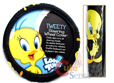 Tweety Car Steering Wheel Cover Auto interior  Accessory