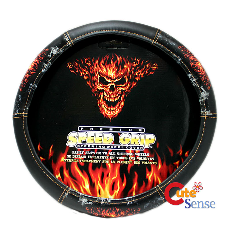 Skull Inferno Steering Wheel Cover Car Truck SUV Boat eBay