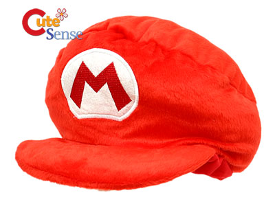 mario plush with removable hat