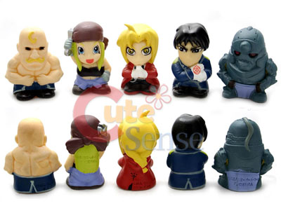 Fullmetal Alchemist Character Mini Figures Set