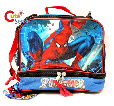 Spiderman School  on Marvel Spiderman 2 Layer School Lunch Bag At Cutesense Com