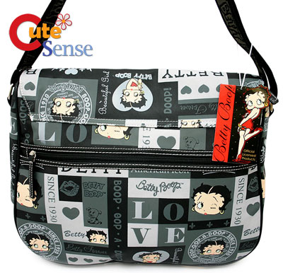 Waterproof Messenger  on Betty Boop Cartoon Waterproof Messenger Bag At Cutesense Com