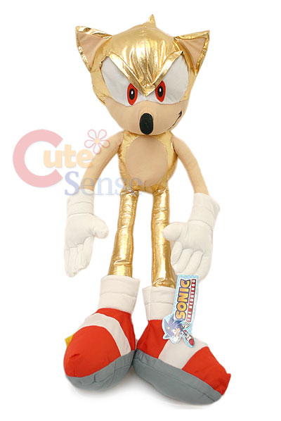 super sonic soft toy