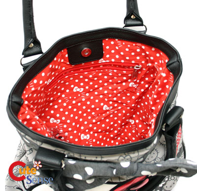  Kitty Shoulder Tote  on Sanrio Hello Kitty Big Bow Hand Bag  Leather Shoulder Tote Bag At