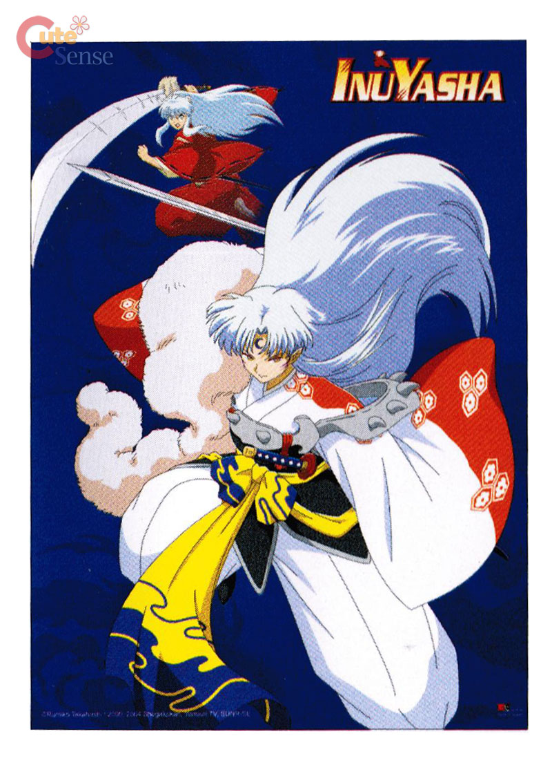 Inu Yasha Sesshomaru San Wall Scroll Poster GE9530 Anime Fabric Poster