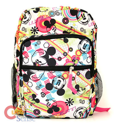 School Side Bags on Disney Mickey Mouse School Backpack   Bag  Cartoon 16in L At Cutesense