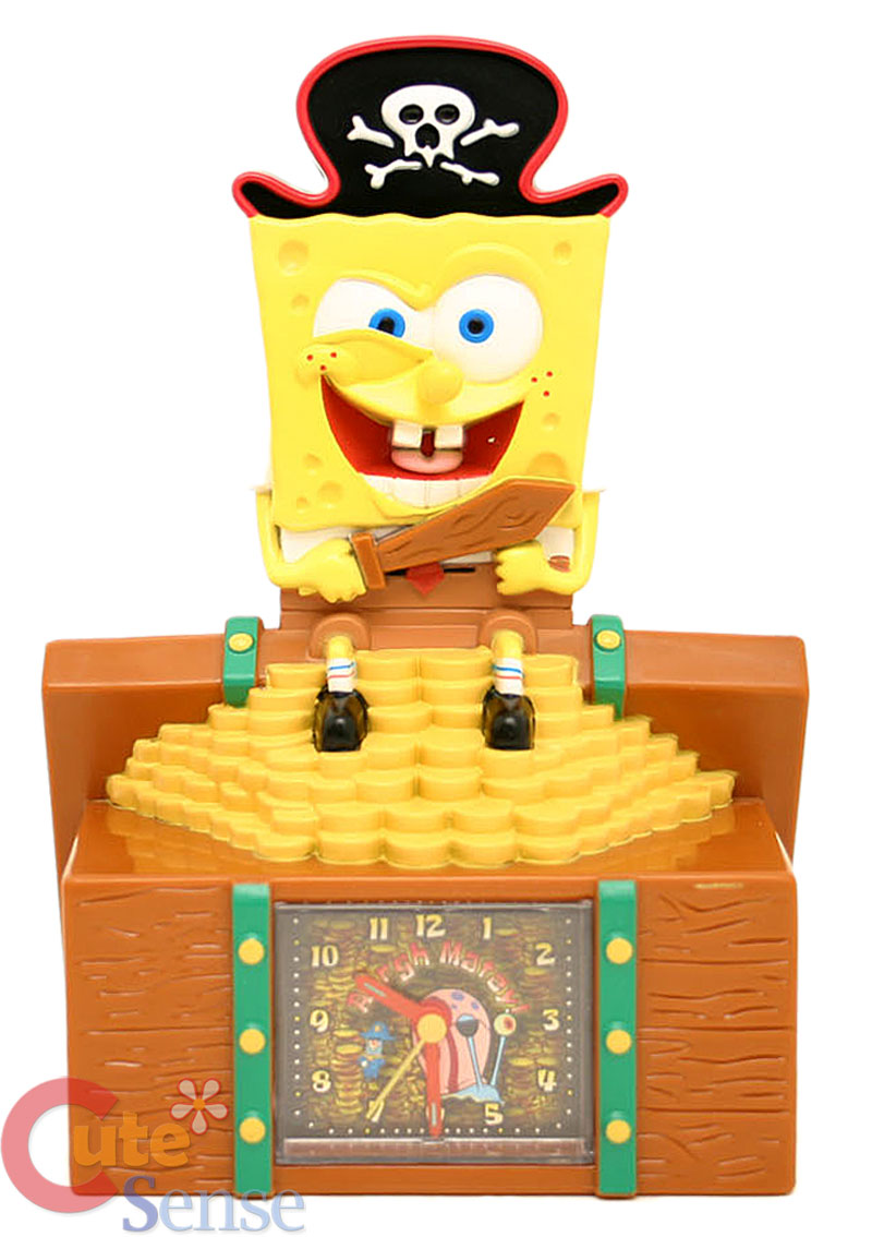 spongebob alarm clock popup