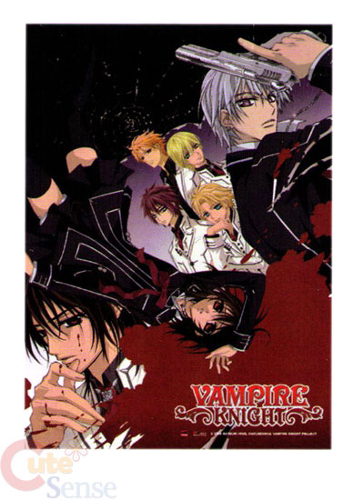 Vampire Knight  Wall Scroll : Zero Kaname Yuki and Students - GE5370