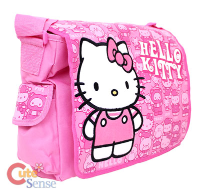  Kitty Messenger  on Sanrio Hello Kitty Friends Messenger Bag   Pink At Cutesense Com