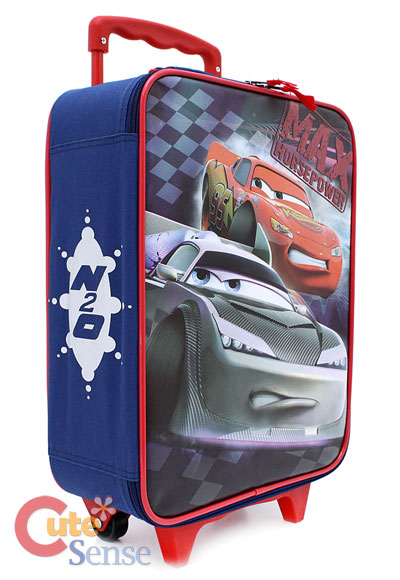 Rolling Luggage on Cars Mcqueen Rolling Luggage Suitecase Travel Bag   Ebay