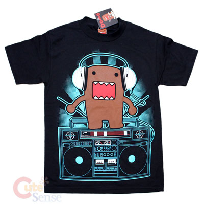 Domo Kun  T-Shirts - Sound Boom Box  : Adult Small