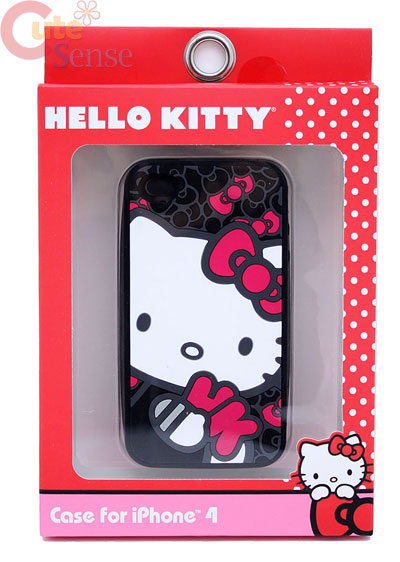 Sanrio Hello Kitty Silicone 4G  i Phone Case :Bubble Bow