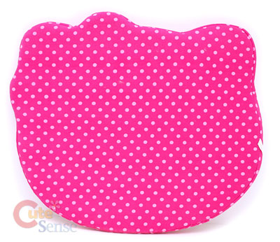 Office Chair Pillow on Sanrio Hello Kitty Face Chair Cushion With Pink Bow At Cutesense Com