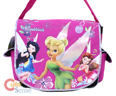 Disney TinkerBell Faires  Messenger Bag -Pink Fairies