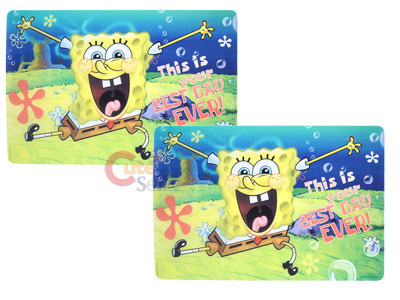 Nick Jr. SpongeBob  Dining Placemat 2Pc Set