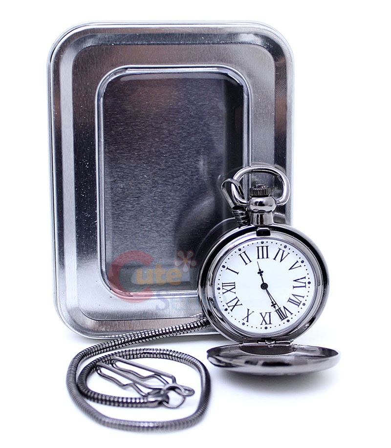 Fullmetal Alchemist Pocket Watch w/Collectable Tin Box:Real Working-GE