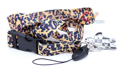 Leopard  Animal  Key/ID Lanyard