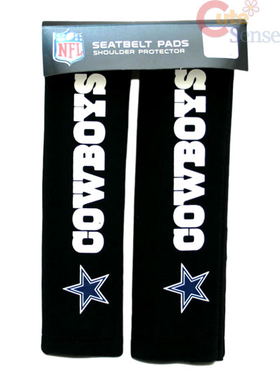 NFL Dallas Cowboys Seat Belt Cover Set