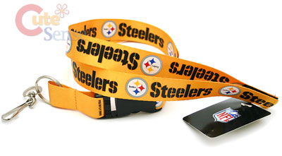 Pittsburgh Steelers Lanyard NFL Key Chain