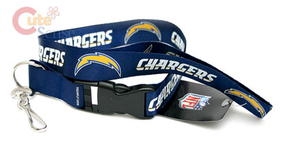 San Diego Chargers Lanyard NFL Key Chain - Blue