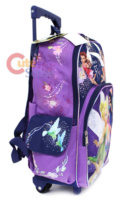 Tinkerbell Suitcase on Disney Tinkerbell Fairies School Roller Bag Rolling Backpack 3 Jpg
