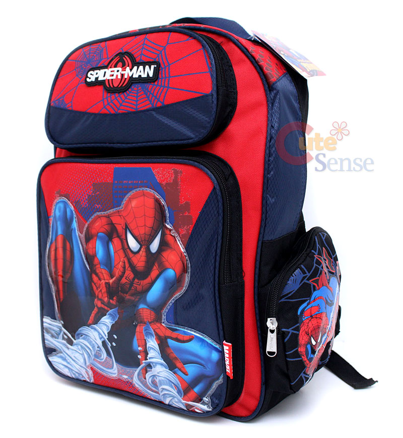 Details about Marvle SpiderMan School Backpack :16in L -Web Slinger