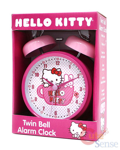  Kitty Clock on Sanrio Hello Kitty Bell Alarm Clock At Cutesense Com