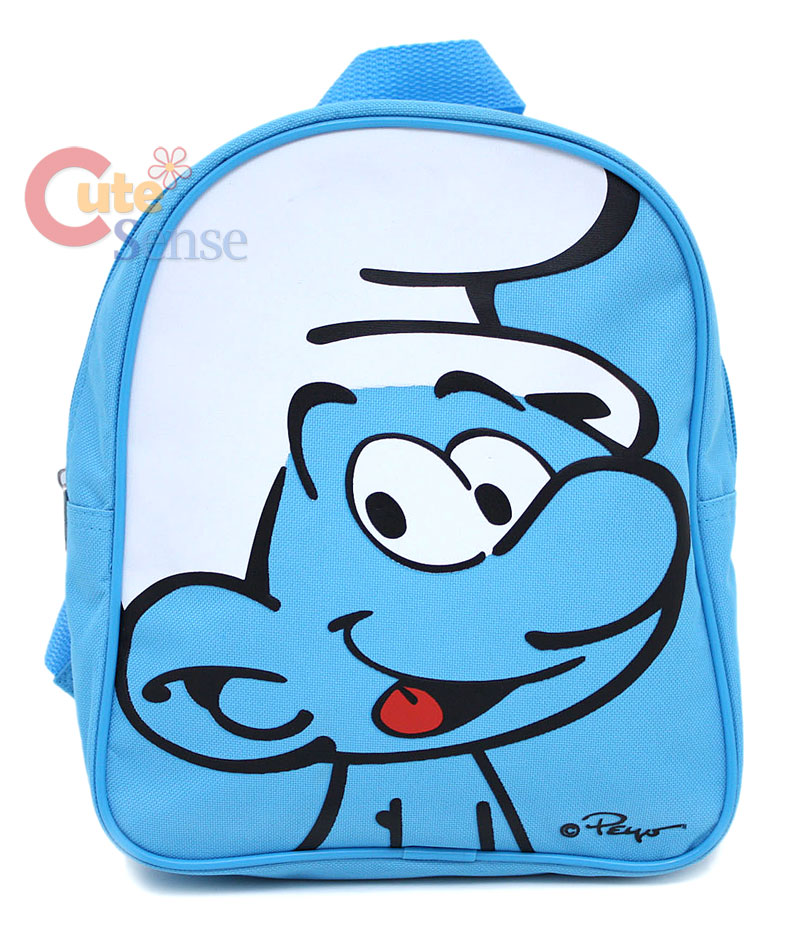 backpack bag smurfs shcool 10in toddler