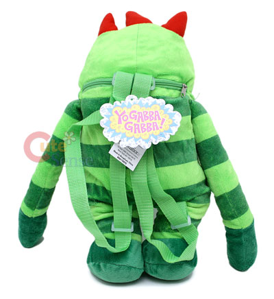 Gabba Gabba Vans Shoes on Yo Gabba Gabba Brobee Plush Backpack Bag  20in At Cutesense Com