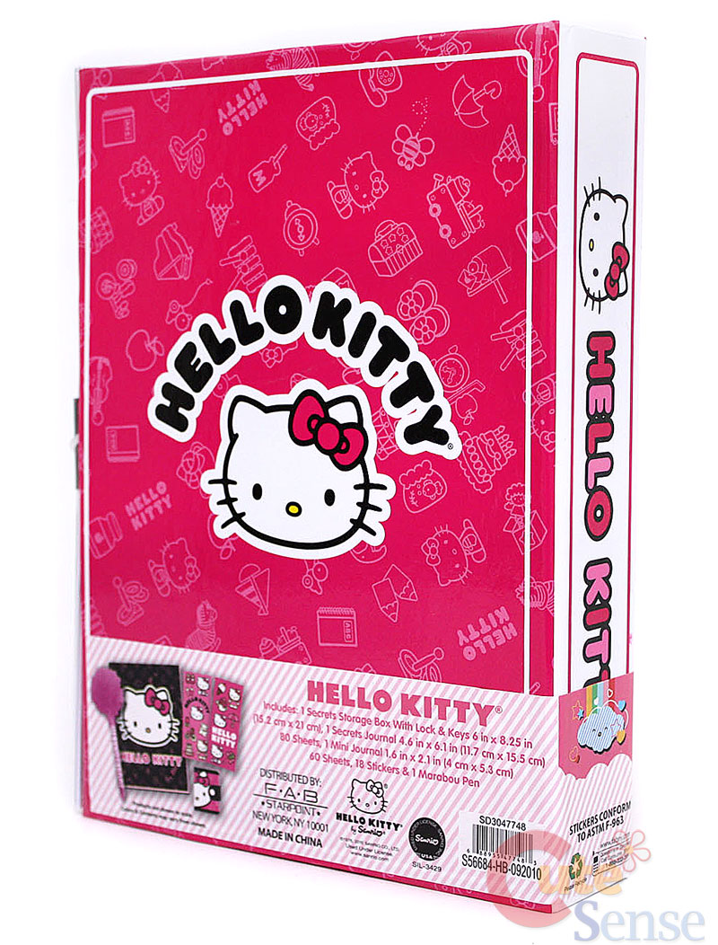 free hello kitty mini diary