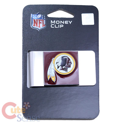 NFL Washington Redskins Stainless Steel Money Clip