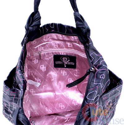 Stylish Tote Bags  School on Betty Boop Diaper Tote Shoulder Bag  Black At Cutesense Com
