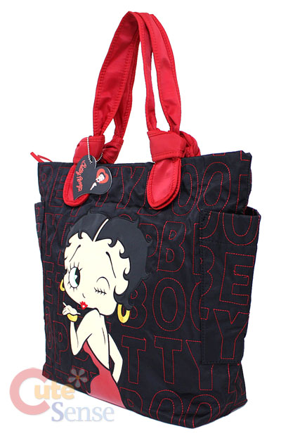Stylish Tote Bags  School on Betty Boop Diaper Tote Shoulder Bag   Red At Cutesense Com