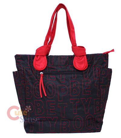 Stylish Tote Bags  School on Betty Boop Diaper Tote Shoulder Bag   Red At Cutesense Com