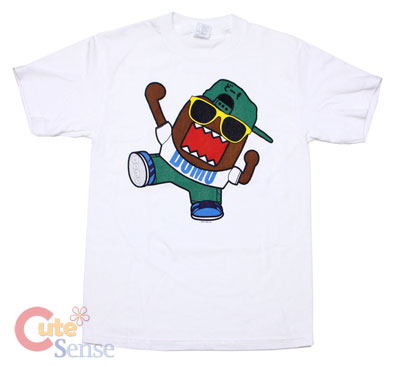 Domo Kun Men's T-Shirts -Domo Can Dance :Adult- Large