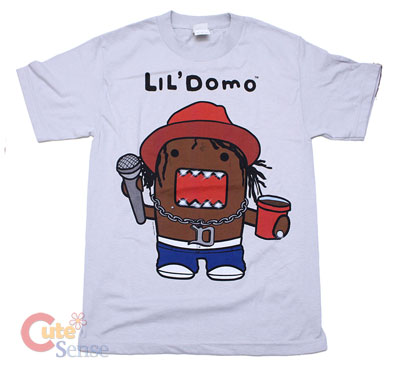 Domo Kun Men's T-Shirts - Lil Domo  :Adult- Small