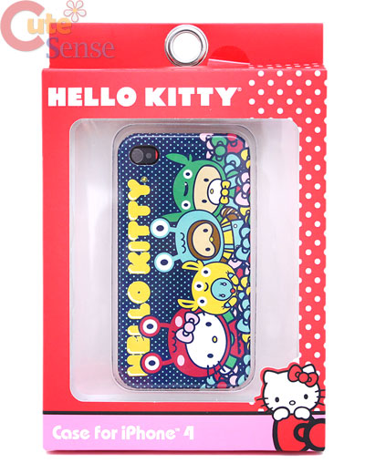 Sanrio Hello Kitty Apple i Phone 4G Case -Hard Case :Monster