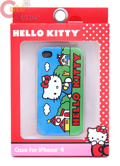 Sanrio Hello Kitty Apple i Phone 4G Case -Hard Case : City