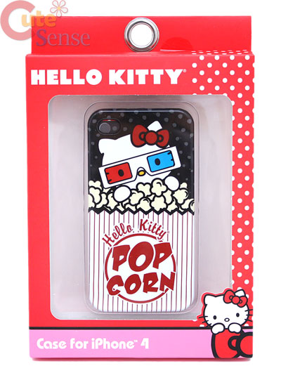 Sanrio Hello Kitty Apple i Phone 4G Case -Hard Case : 3D Movie