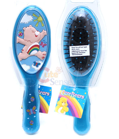 Care Bears Cheer Bear Hair Brush/Hair Accessory-Blue