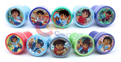 Nick Jr. Go Diego Go Self-Ink Stamps-Set for 10