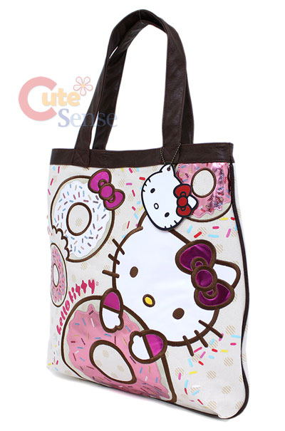  Kitty Loungefly on Sanrio Hello Kitty Tote Bag Shoulder Donut Loungefly   Ebay