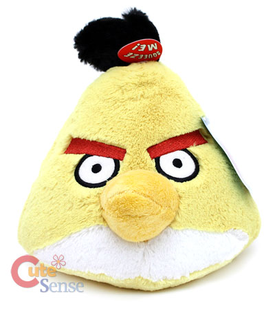 Angry Birds Yellow Bird Plush Doll -8in w/Sound