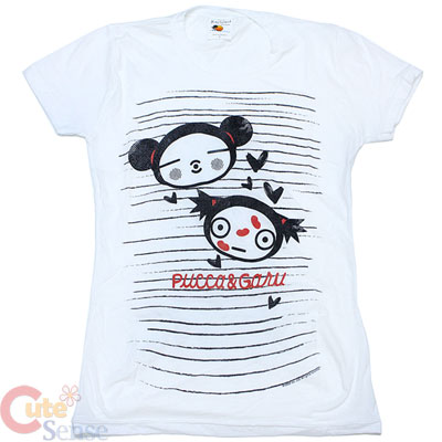 Pucca Garu Girls Women T-Shirt : Soulmates - Small