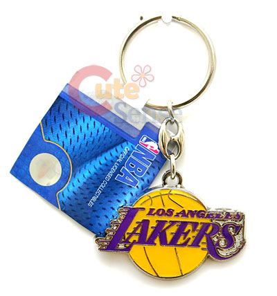 Los Angeles Lakers Metal Key Chain/Holder/Keychains