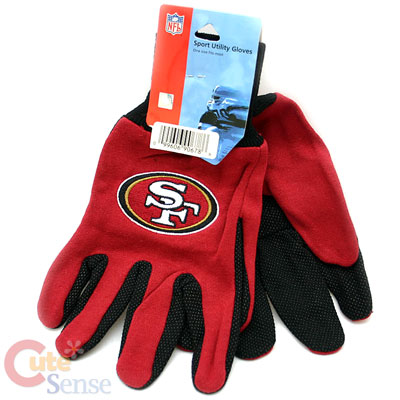 NFL San Francisco 49ers Sports Men's Utility Work  Gloves