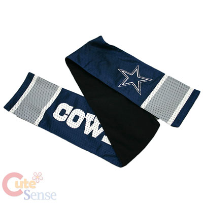 NFL Dallas Cowboys Team Jersey Scarf w/ Pocket