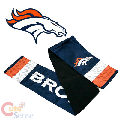 Denver Broncos NFL Team Jersey Scarf w/ Pocket