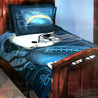 NFL San Diego Chargers Twin/Full Bedding Comforter Set