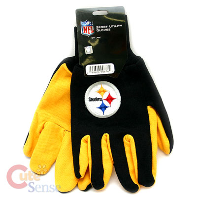 NFL Pittsburgh Steelers Sports Utility/Work Men's  Gloves